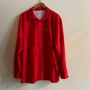 Columbia PFG collared button up shirt